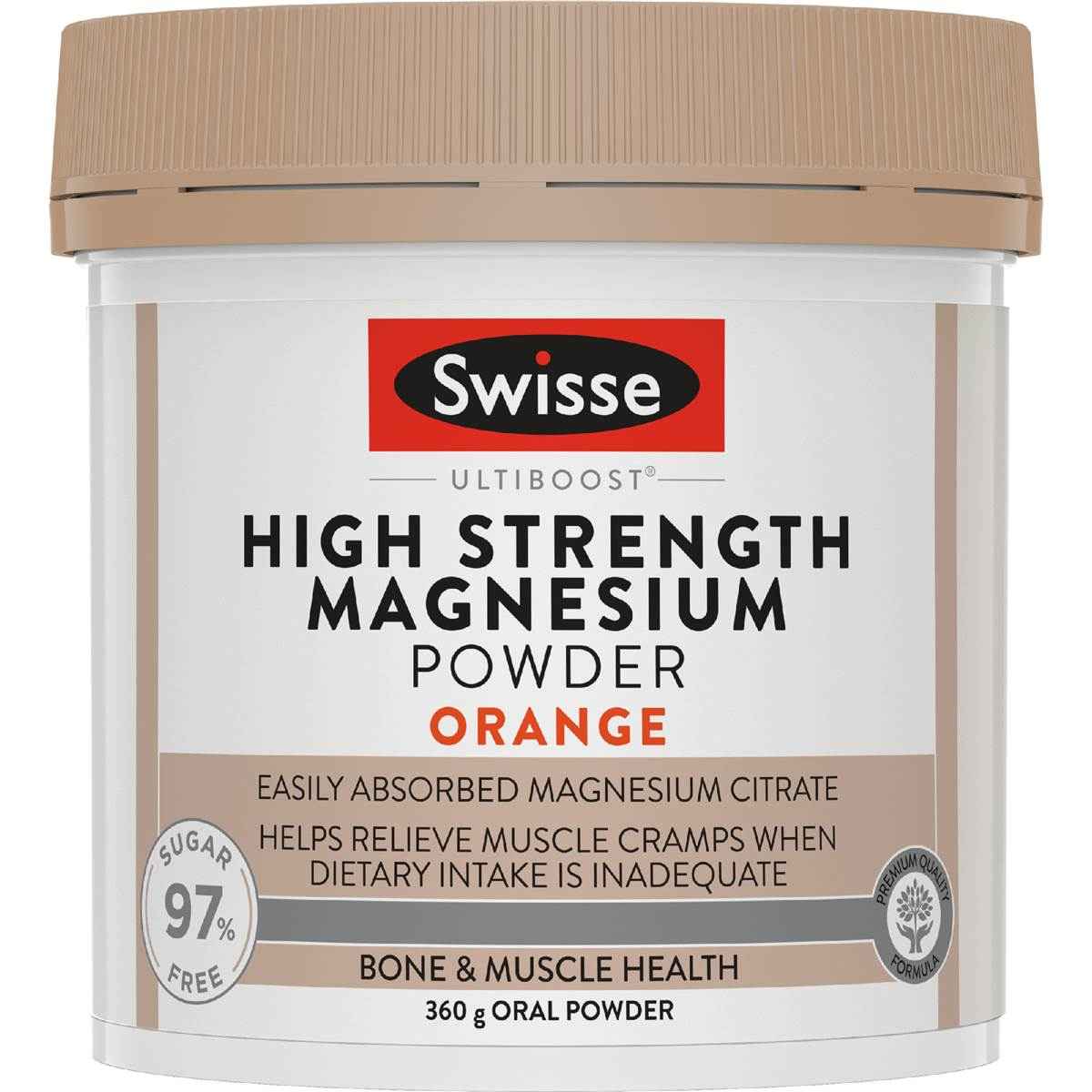 Swisse Ultiboost High Strength Magnesium Powder Orange 360g