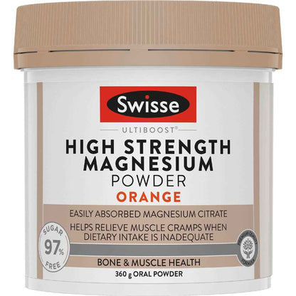 Swisse Ultiboost High Strength Magnesium Powder Orange 360g