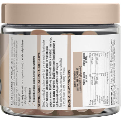 Swisse Ultiboost Magnesium Gummies 120 pack