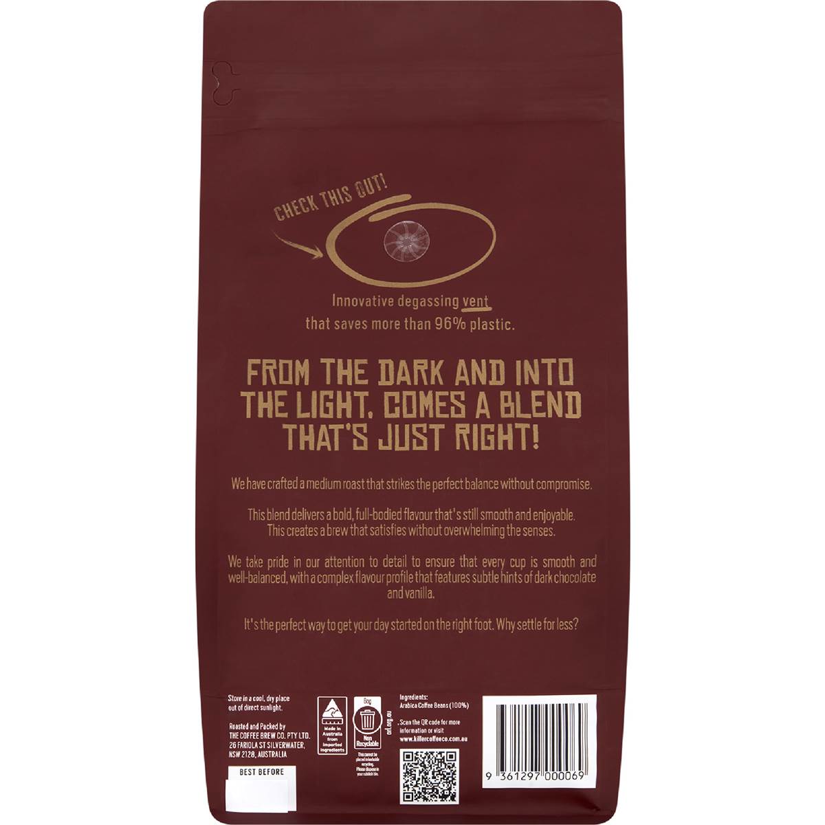 The Killer Coffee Co Beans Medium Roast 700g