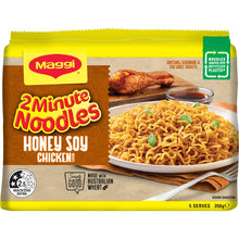 Maggi 2 Minute Noodles Honey Soy Chicken 5 pack