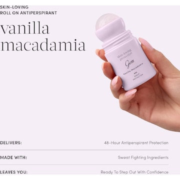 Gem Roll On Deodorant Vanilla Macadamia 50mL