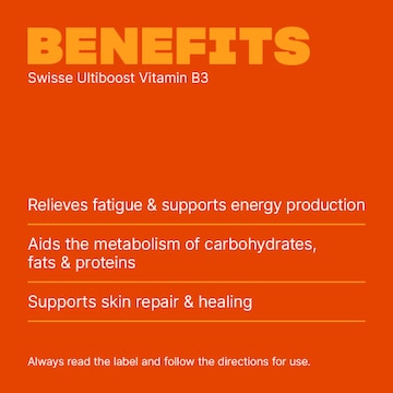 Swisse Ultiboost Vitamin B3 Nicotinamide Tablets 60 pack