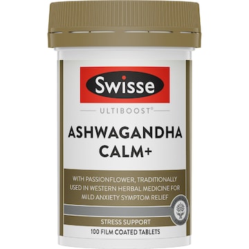 Swisse Ultiboost Ashwagandha Calm+ Tablets 100 pack