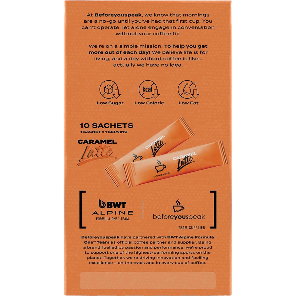 Before You Speak Caramel Latte 10 pack