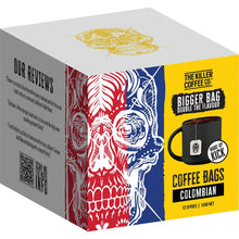 The Killer Coffee Co Coffee Bags Colombian 12 pack