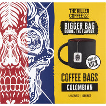 The Killer Coffee Co Coffee Bags Colombian 12 pack