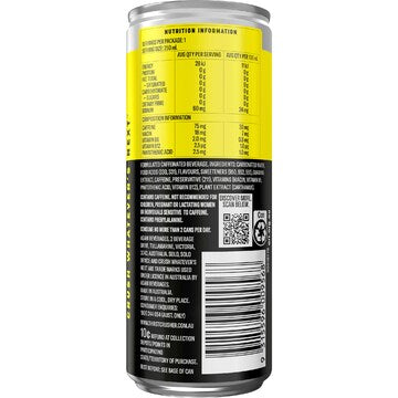 Solo No Sugar Energy Drink Lemon Flavour Can 250mL