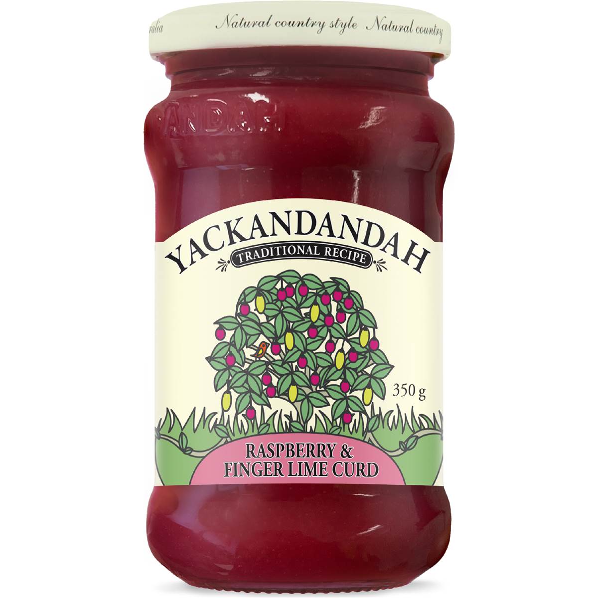 Yackandandah Raspberry & Finger Lime Curd 350g