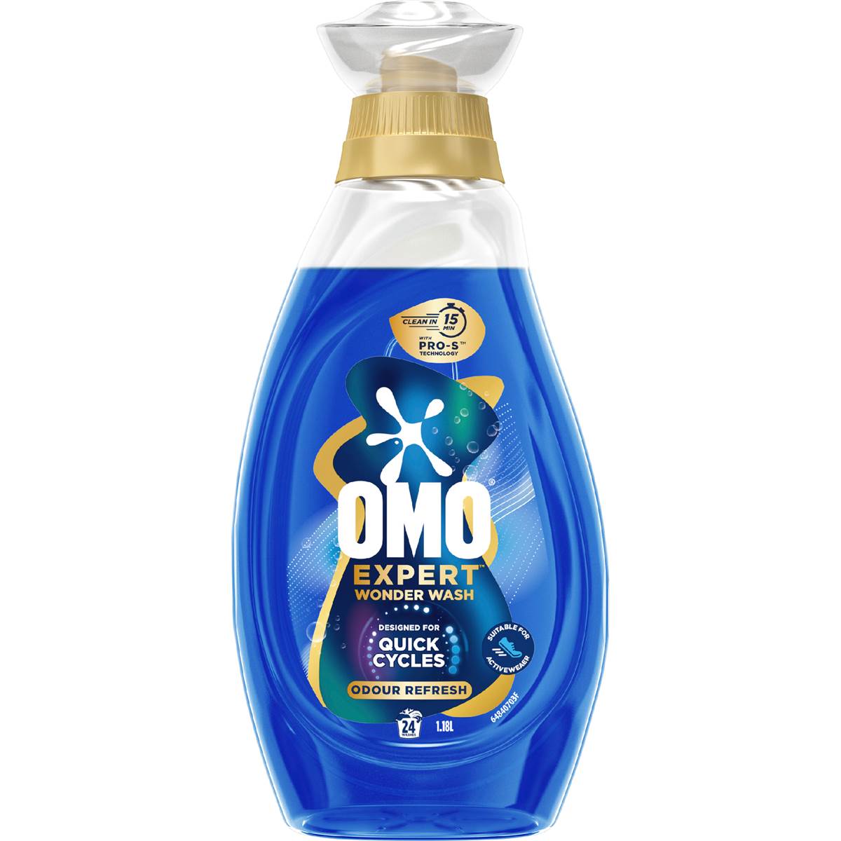 OMO Wonder Wash Laundry Liquid Odour Refresh 1.18L