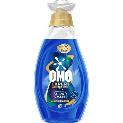 OMO Wonder Wash Laundry Liquid Odour Refresh 1.18L