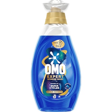 OMO Expert Wonder Wash Laundry Liquid Detergent Odour Refresh 1.18L
