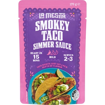La Mesita Smokey Taco Simmer Sauce 170g