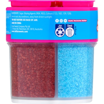 Dollar Sweets Rainbow Sanding Sugar 107g