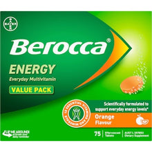 Berocca Orange Energy Effervescent Tablets 75 pack