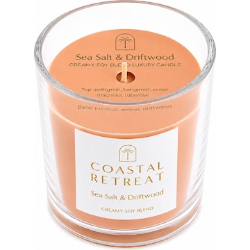 Coastal Retreat Soy Blend Luxury Candle Sea Salt & Driftwood 180g