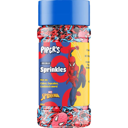 Piper's Disney Spiderman Sprinkles 60g