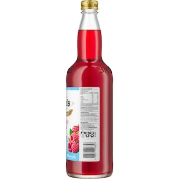 Bickford's No Added Sugar Cordial Raspberry 750mL