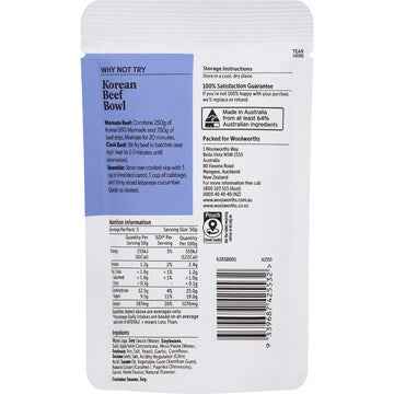 Woolworths Korean BBQ Marinade 250g