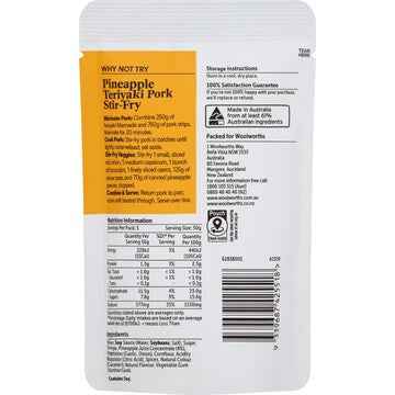 Woolworths Pineapple Teriyaki Marinade 250g