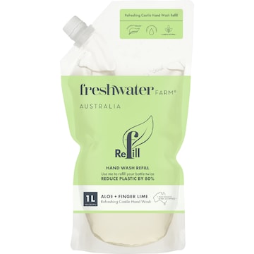 Freshwater Farm Australia Hand Wash Refill Aloe & Finger Lime 1L