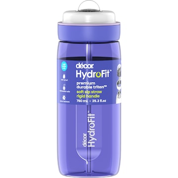 Decor Hydrofit Soft Sip Tritan Bottle Assorted 750mL each