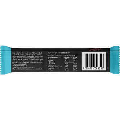 Pana Organic Toasted Coconut & Dark Choc Bar 40g