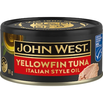 John West Yellowfin Tuna In Italian Style Oil 90g