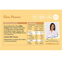 Sarah Di Lorenzo 10:10 High Protein Low Sugar Bar Peanut 38g