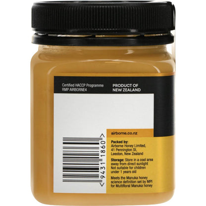Airborne Manuka Honey Jar MGO 50+ 250g