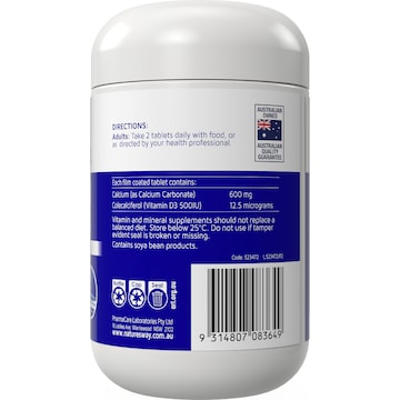 Nature's Way Calcium + Vitamin D3 Tablets 150 pack