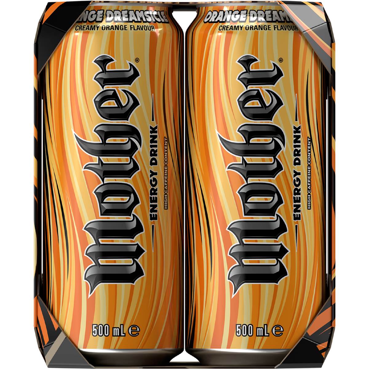 Mother Energy Drink Orange Dreamsicle 500mL x 4 pack