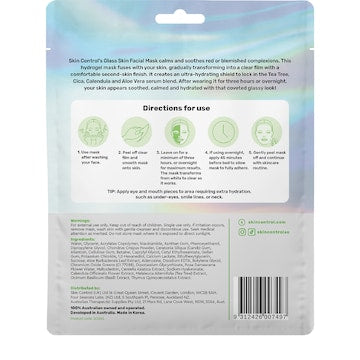 Skin Control Glass Skin Facial Mask Tea Tree & Cica each