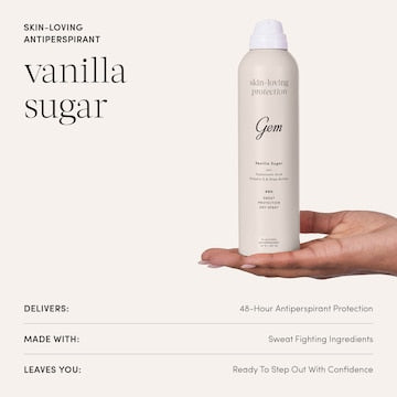 Gem Deodorant Antiperspirant Vanilla Sugar 207mL