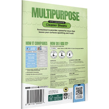 Lucent Globe Multipurpose Cleaner Sheets Tea Tree & Lime 2 pack