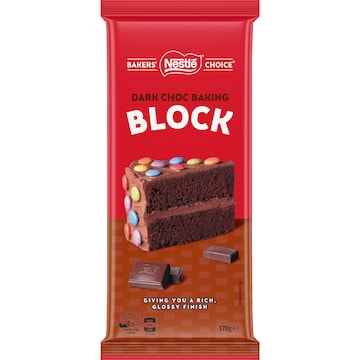 Nestle Baker's Choice Baking Block Dark Chocolate 170g