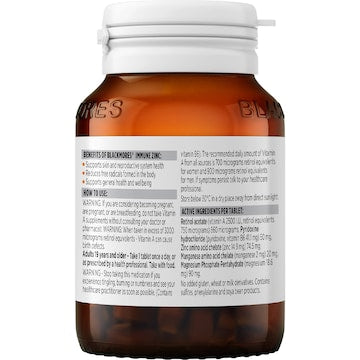 Blackmores Immune Zinc Tablets 120 pack