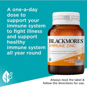 Blackmores Immune Zinc Tablets 120 pack