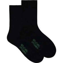 Underworks Womens All Day Bamboo Crew Socks Black Size 9-11 2 pack