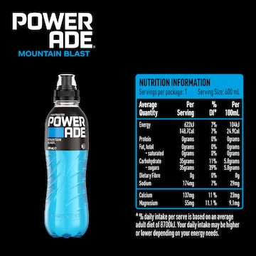 Powerade Sports Drink Mix 600mL x 4 pack