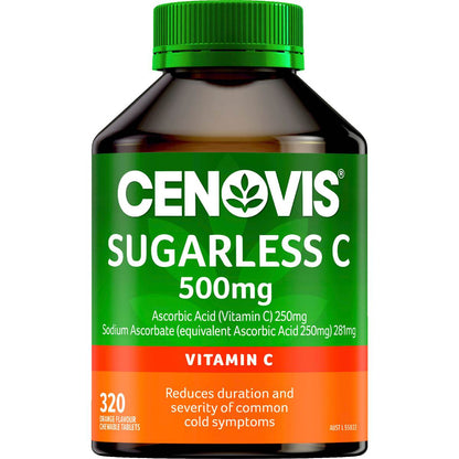 Cenovis Sugarless C Chewable Tablets 320 pack