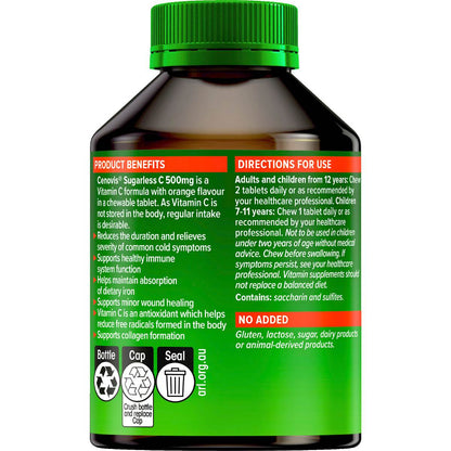 Cenovis Sugarless C Chewable Tablets 320 pack