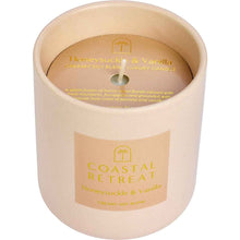 Coastal Retreat Soy Blend Luxury Candle Honeysuckle & Vanilla 250g