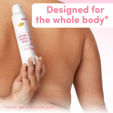 Dove Women Whole Body Deodorant Aerosol Raspberry Rose 230mL