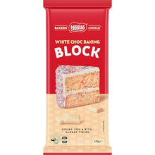 Nestle Baker's Choice White Choc Baking Block 170g