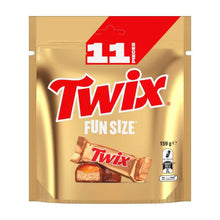 TWIX MILK CHOCOLATE CARAMEL BISCUIT PARTY SHARE BAG 11 PIECES 159G