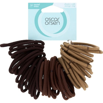 Oscar Orsen Large Round Hair Elastics 50 pack