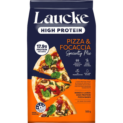 Laucke High Protein Pizza & Focaccia Specialty Mix 500g