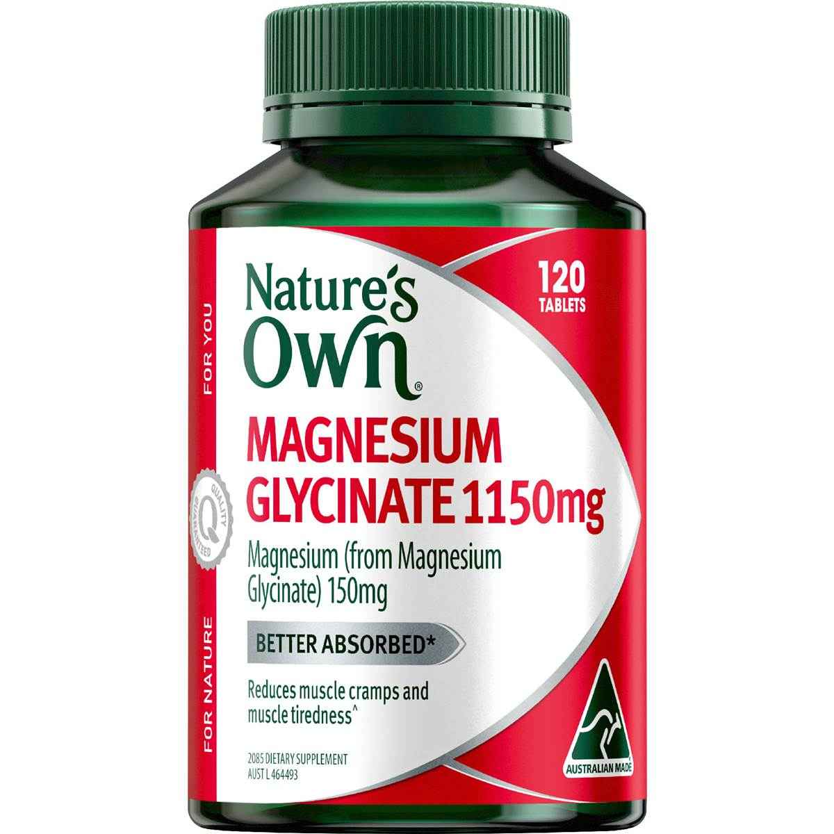 Nature's Own Magnesium Glycinate Tablets 120 pack