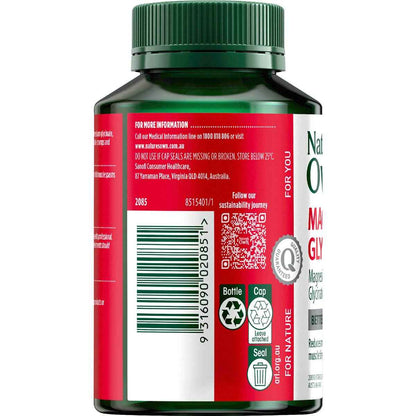 Nature's Own Magnesium Glycinate Tablets 120 pack